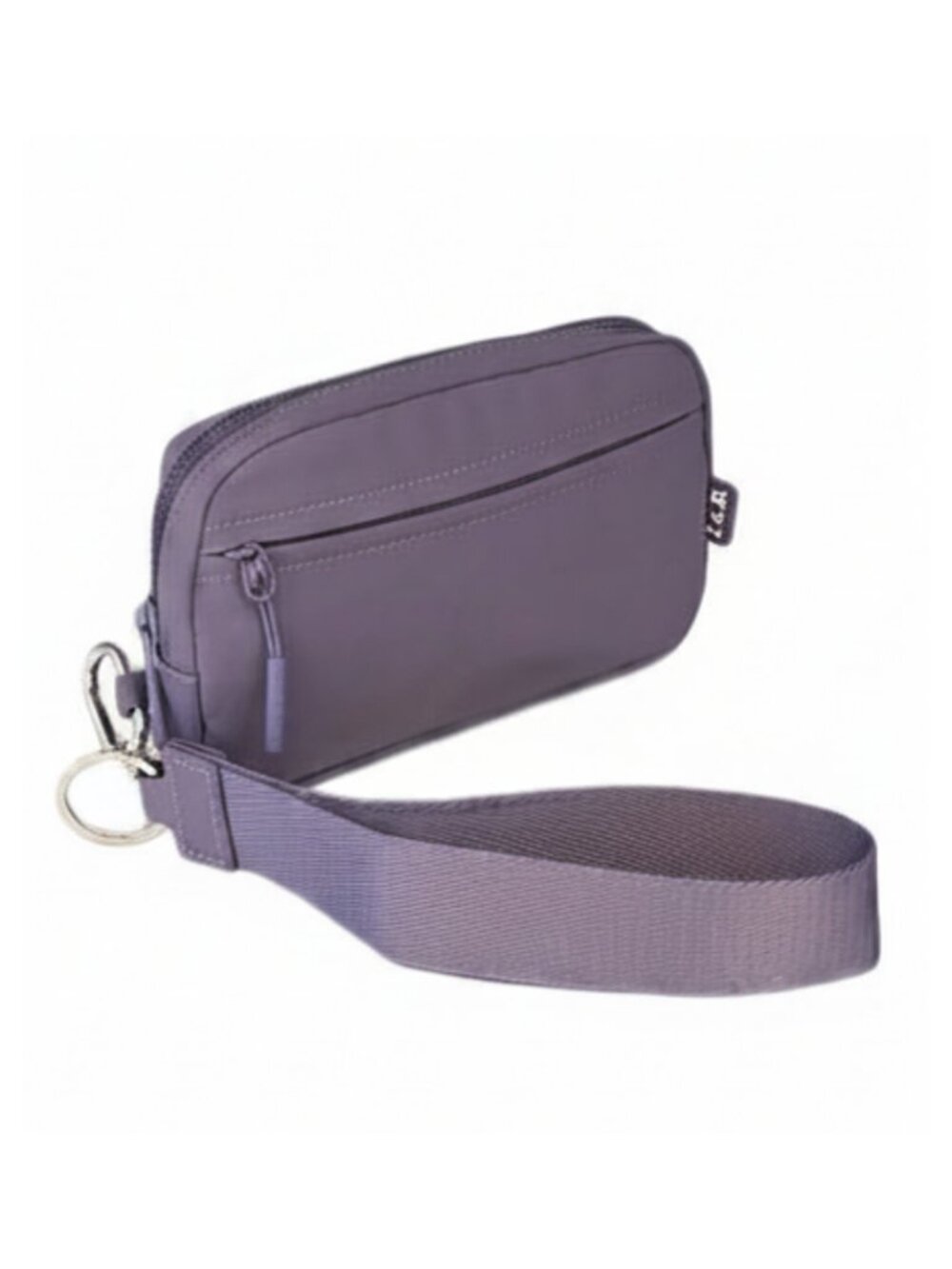 Iris & Rainbow Carry All Wallet Purple Wristlet ID Wallet #8036